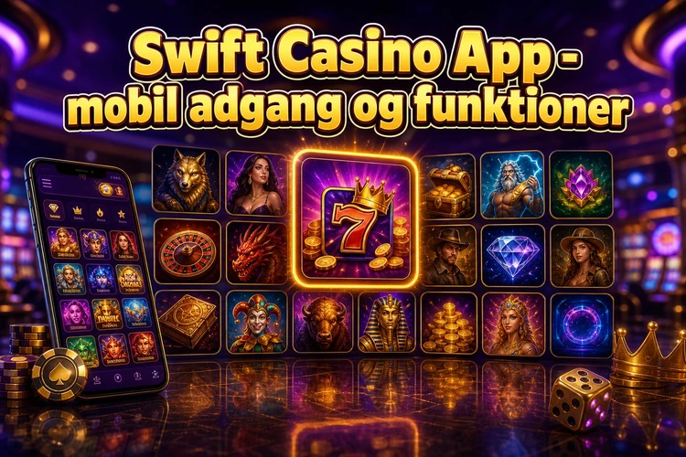 App Swift Casino - mobil adgang og funktioner
