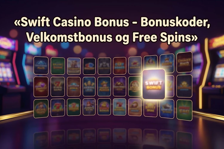 Swift Casino Bonus - Bonuskoder, Velkomstbonus og Free Spins